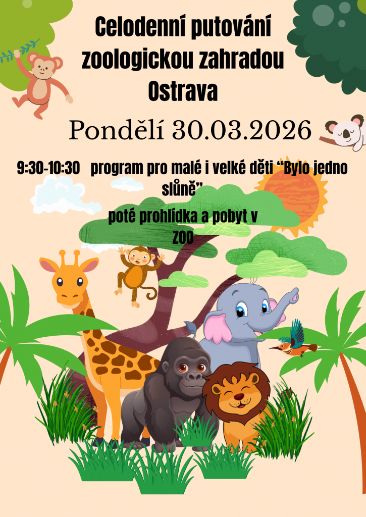 ZOO - celodenní putování zoologickou zahradou Ostrava